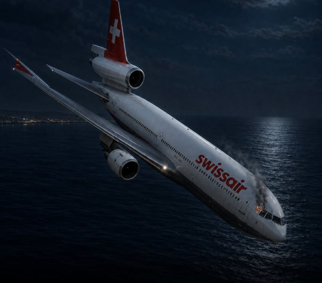 On This Day In 1998: Swissair Flight 111 Disappeared Into the Atlantic After a Hidden Cockpit Fire Spread Rapidly, Killing All 229 People Aboard