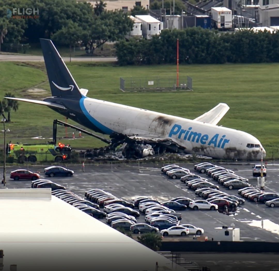 BREAKING: Amazon Air Cargo Plane Overshoots Miami Runway, Killing Five and Critically Injuring Three