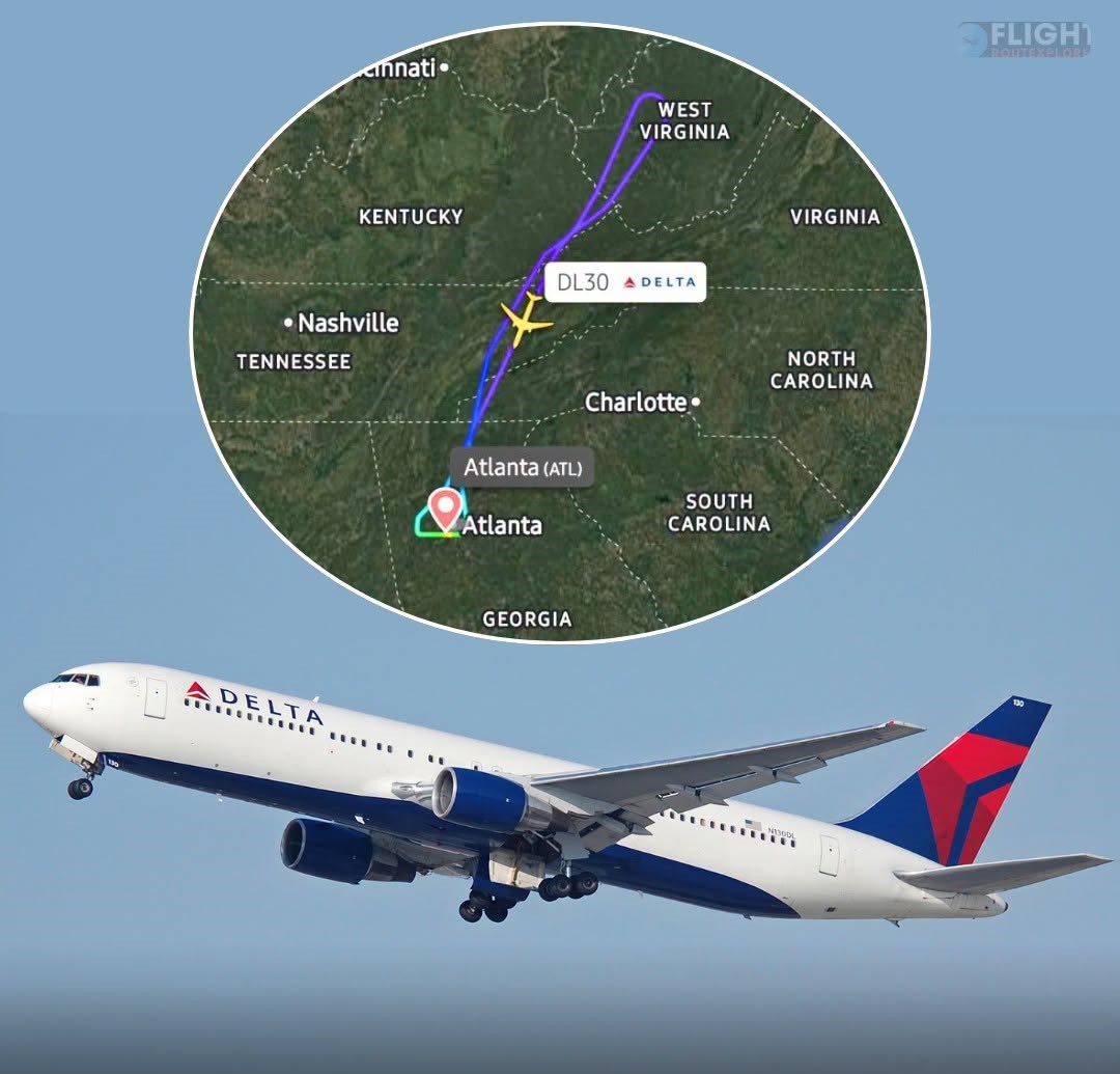 “Something’s Wrong With Engine 2” -London Bound Delta Boeing 767 Returns to Atlanta After Engine Issues With 248 Souls Aboard – After 2.5 Hours Airborne