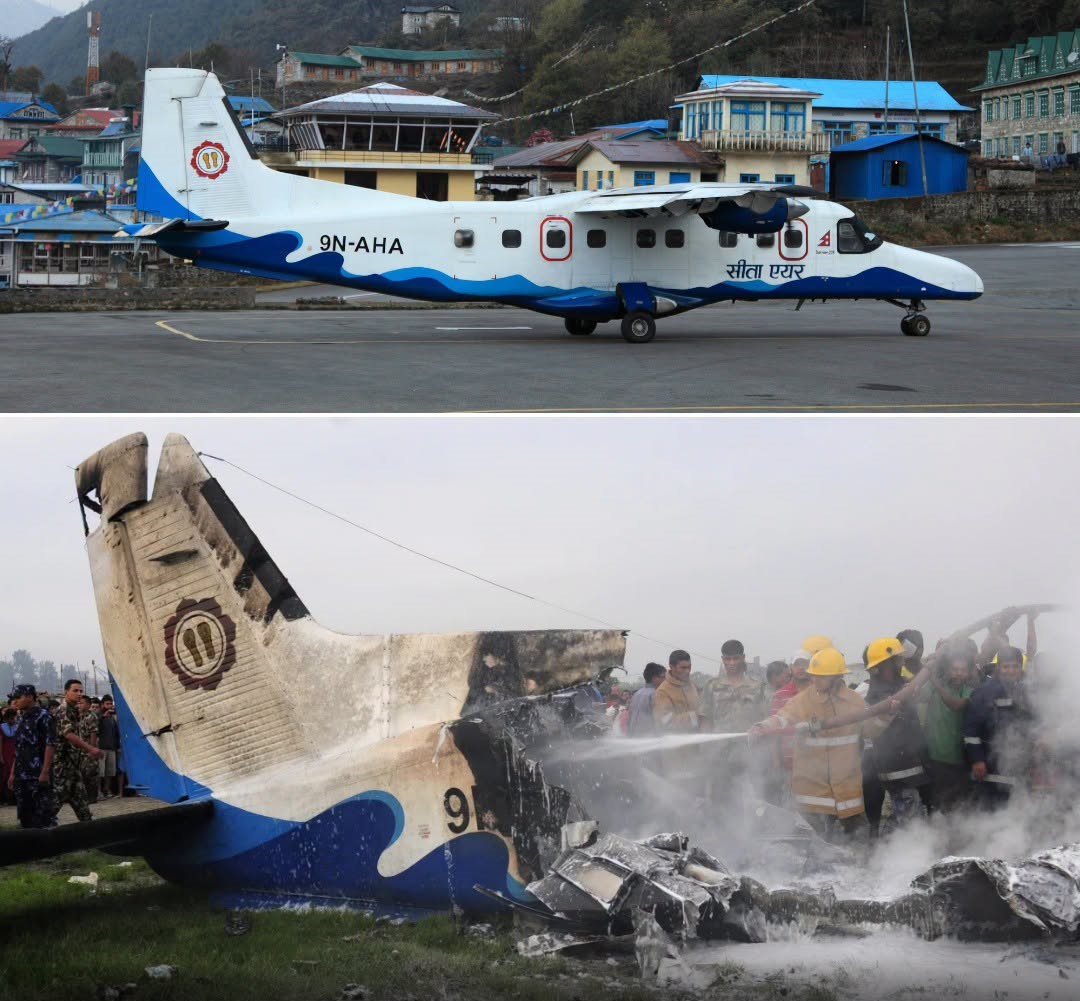 On This Day In 2012, Sita Air Flight 601 crashed after losing thrust and stalling near Kathmandu, killing all 19 aboard as investigators examined bird strike and performance issues.