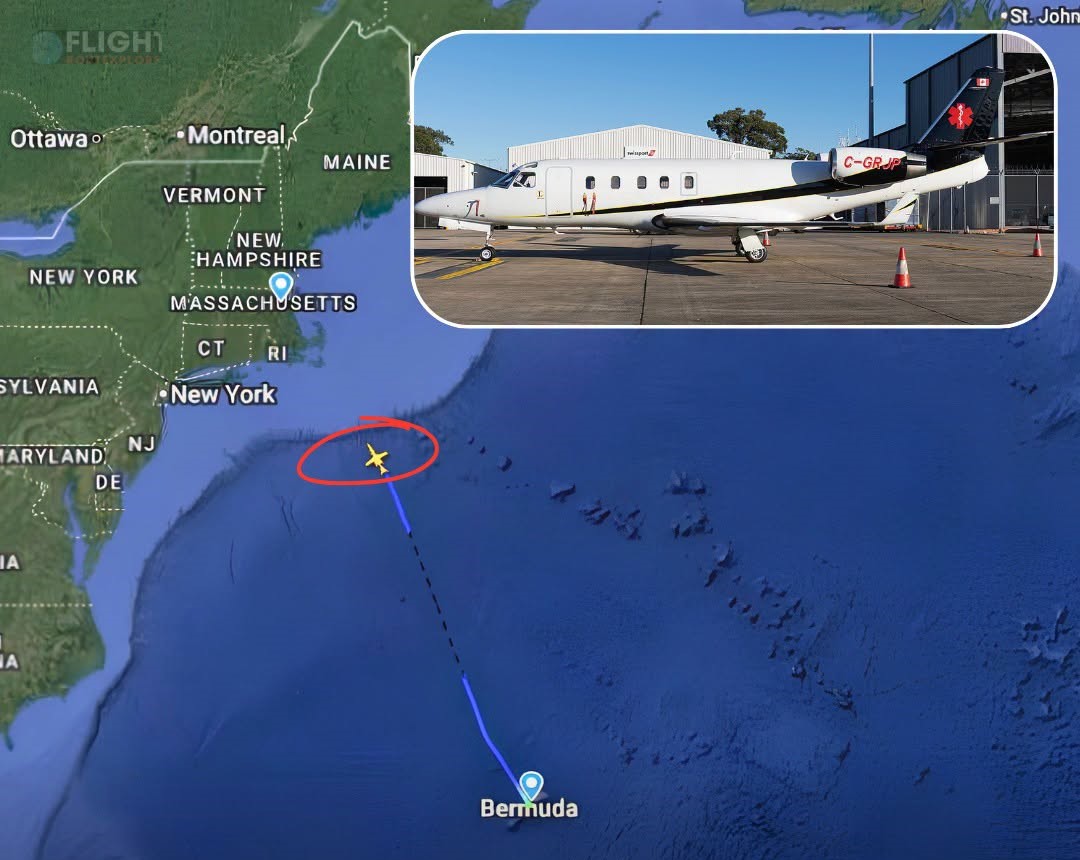 Boston-Bound Medical Gulf stream G100 Plunges 12,500 Feet in Three Minutes Before Vanishing Off Nantucket Coast With Six People on Board, Triggering Massive Coast Guard Search