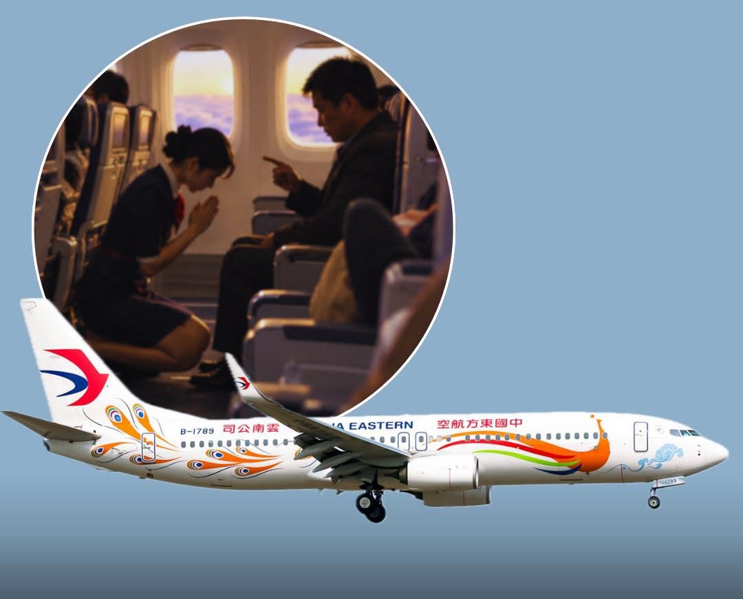 Passenger Banned by China Eastern After Allegedly Threatening Flight Attendant and Forcing Her to Kneel and Apologize Following Accidental Food Cart Collision During Flight