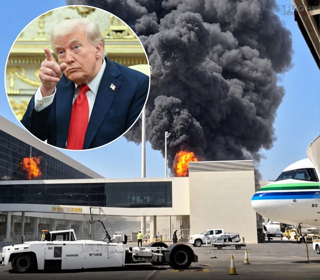Trump Says “We’ll Find Out” on US Response After Deadly Missile Strike on Riyadh Airport Kills 12 and Injures Over 300, Including an American Citizen