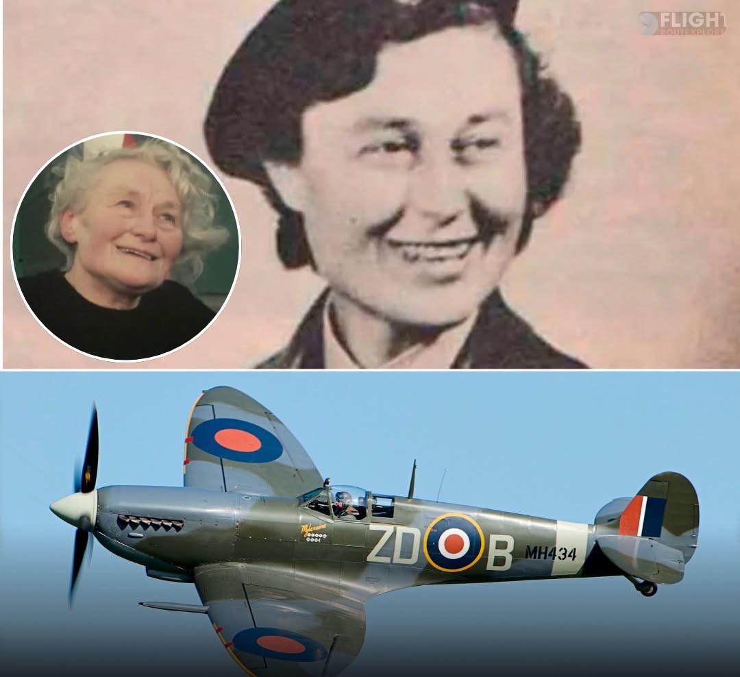 WWII Ground Crew Woman Margaret Horton Accidentally Takes Flight Clinging to Spitfire’s Tail in 1945, Survives an Entire Airfield Circuit Before the Pilot Makes a Safe Landing