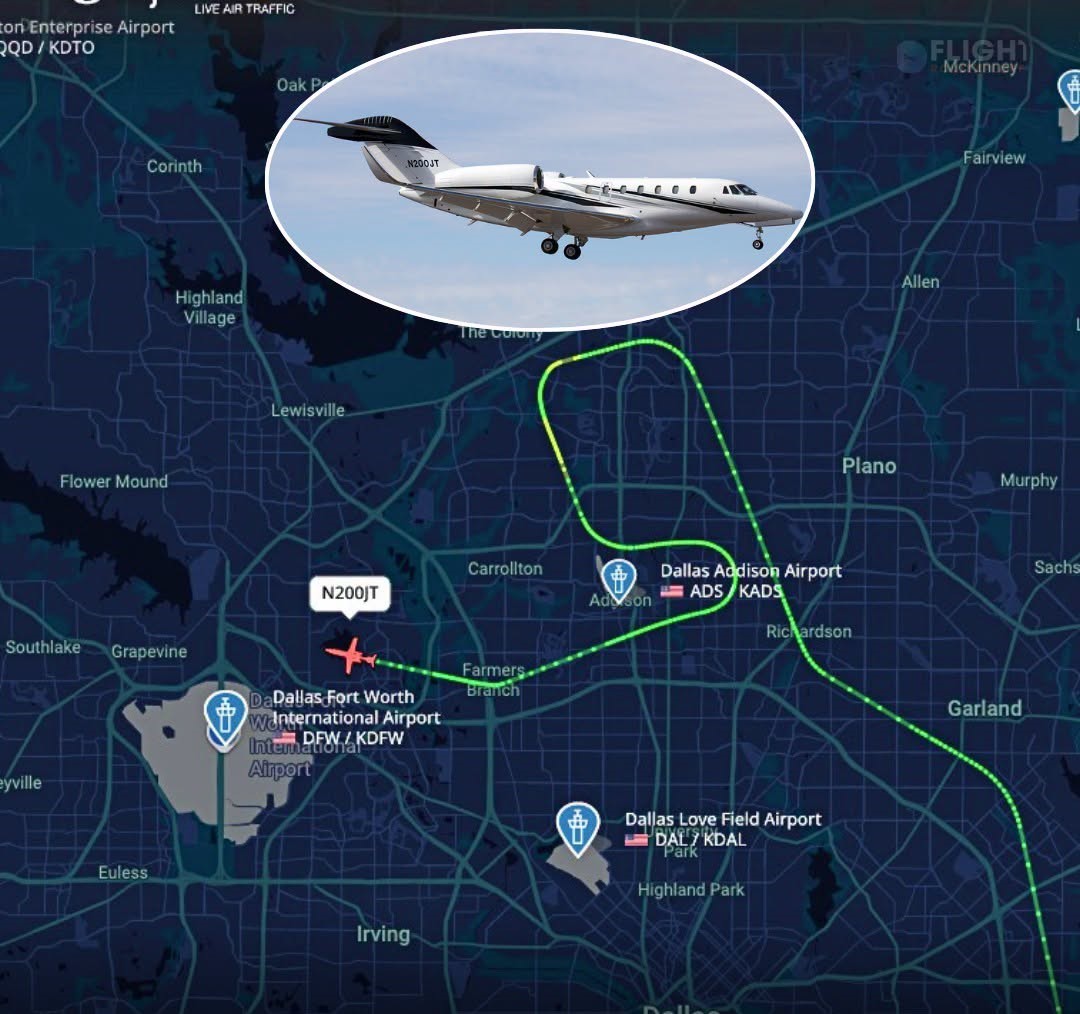 Cessna Citation X Diverts To Alliance Dallas Mesquite Airport After Losing Brakes, Spoilers And Thrust Reversers, Touches Down Safely After Intense ATC-Pilot Communication