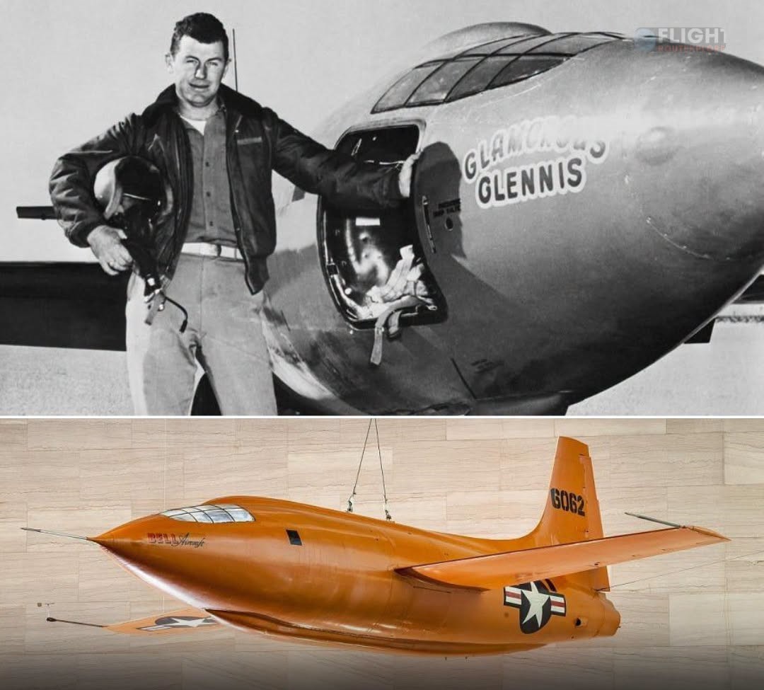 Chuck Yeager Broke the Sound Barrier at Mach 1.06. He Flew an Experimental Orange Rocket Plane Despite Two Broken Ribs. One Daring Flight Changed Military Aviation Forever!